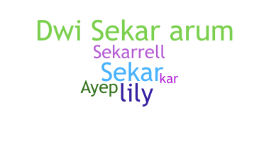 Bijnaam - Sekar
