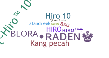 Bijnaam - Hiro10