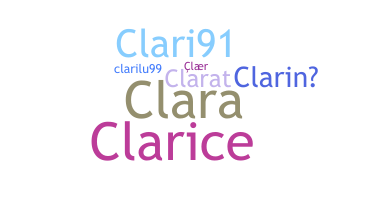Bijnaam - Clari