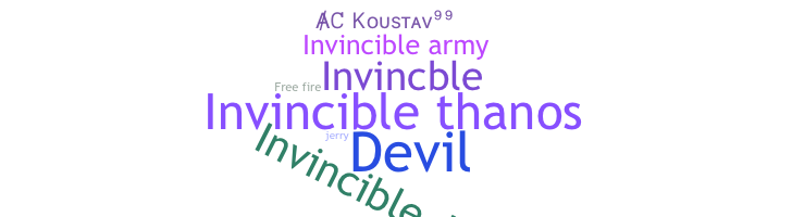 Bijnaam - Invincible