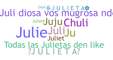 Bijnaam - Julieta