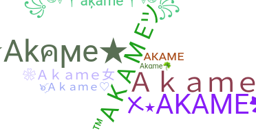 Bijnaam - Akame