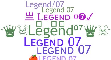 Bijnaam - Legend07