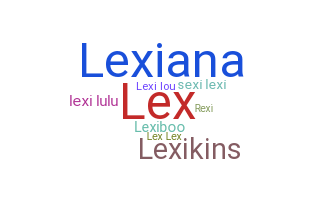 Bijnaam - lexi