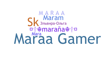 Bijnaam - Maraa