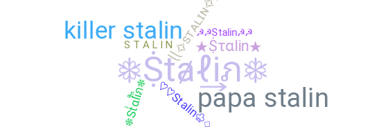 Bijnaam - Stalin