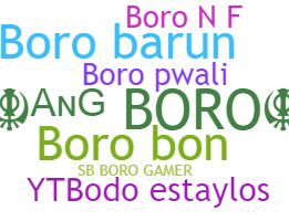 Bijnaam - Boro
