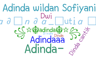 Bijnaam - Adinda