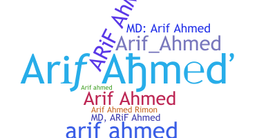 Bijnaam - Arifahmed