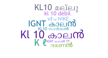 Bijnaam - KL10