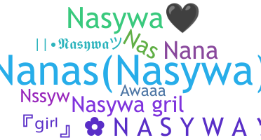 Bijnaam - Nasywa