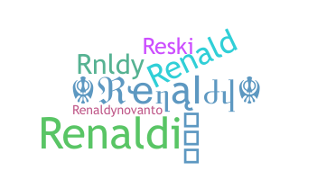 Bijnaam - Renaldy