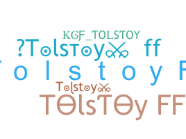 Bijnaam - Tolstoy