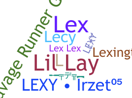 Bijnaam - lexy
