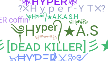 Bijnaam - Hyper