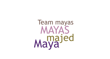 Bijnaam - mayas