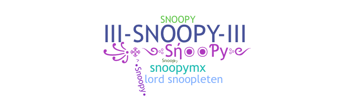 Bijnaam - Snoopy