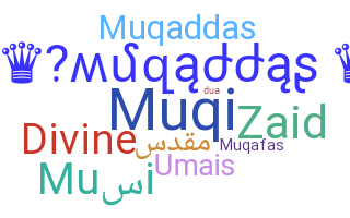 Bijnaam - muqaddas