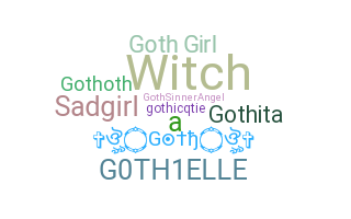 Bijnaam - Goth