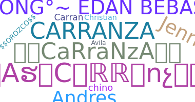 Bijnaam - Carranza