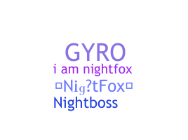 Bijnaam - NightFox