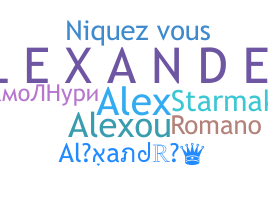 Bijnaam - Alexandre