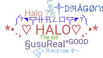 Bijnaam - Halo