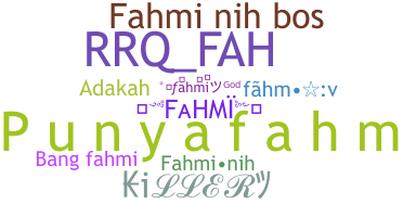 Bijnaam - Fahmi