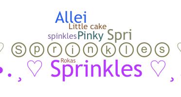 Bijnaam - Sprinkles