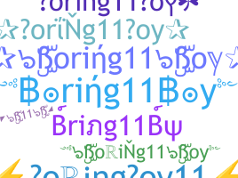 Bijnaam - Boring11Boy