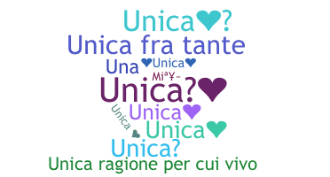 Bijnaam - Unica
