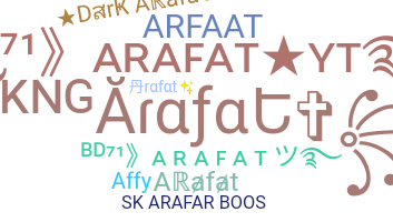 Bijnaam - Arafat