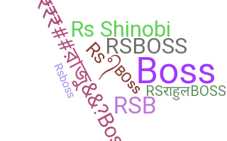 Bijnaam - RSBoss