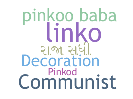 Bijnaam - Pinko