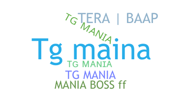Bijnaam - TGmania