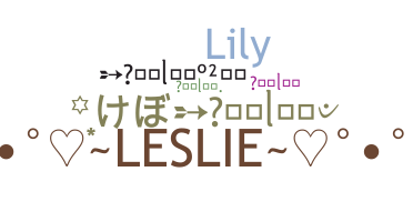 Bijnaam - Leslie