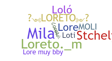 Bijnaam - Loreto