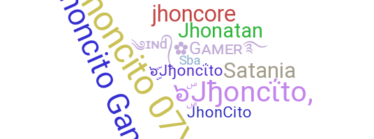 Bijnaam - Jhoncito