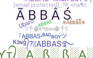 Bijnaam - Abbas