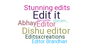 Bijnaam - Editors