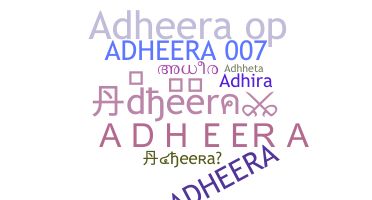 Bijnaam - adheera