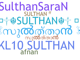 Bijnaam - Sulthan