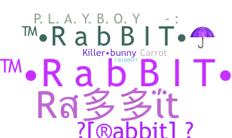 Bijnaam - rabbit