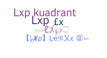 Bijnaam - LXP