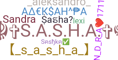 Bijnaam - Sasha