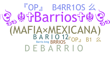 Bijnaam - Barrios