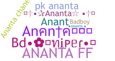 Bijnaam - Ananta