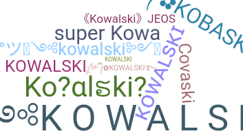 Bijnaam - Kowalski