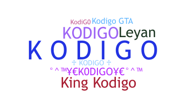 Bijnaam - Kodigo