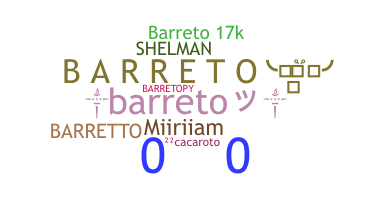 Bijnaam - Barreto